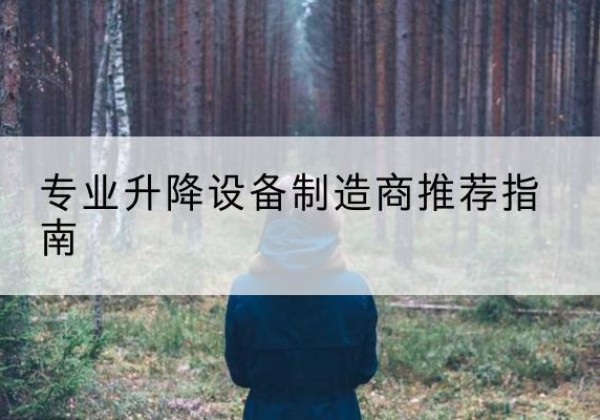 大安电动剪叉升降平台厂家-专业升降设备制造商推荐指南